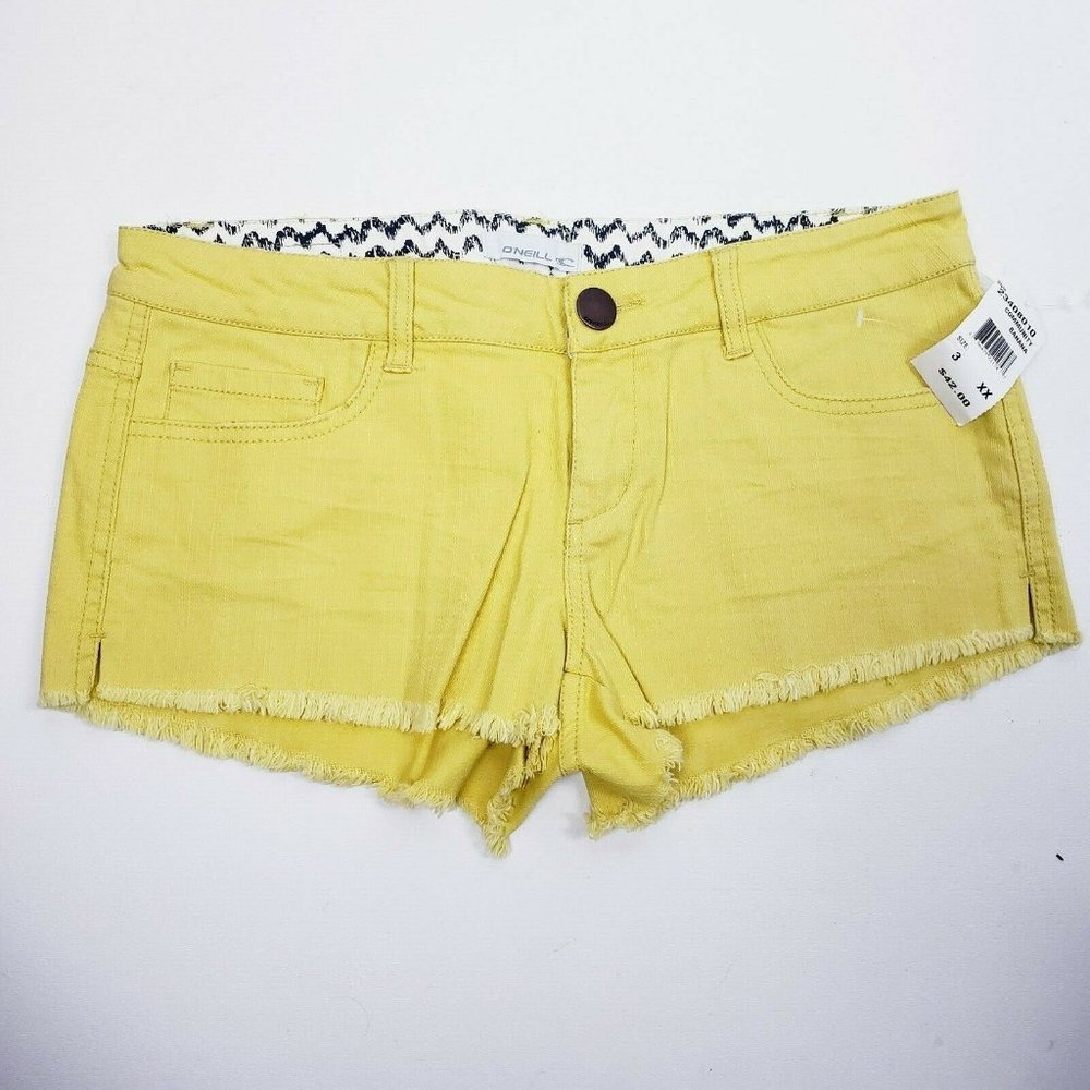 O'Neill Juniors Cotton Low Rise Summer Sexy Shorts